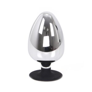 Stor Buttplug med Sugekopp - Metall