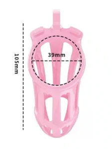 Rimba P-Cage PC02 - Kyskhetsbur - Large - Rosa - Bilde 5