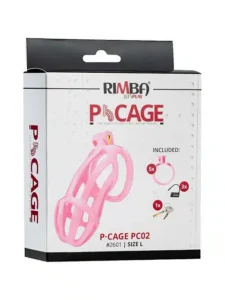 Rimba P-Cage PC02 - Kyskhetsbur - Large - Rosa - Bilde 3