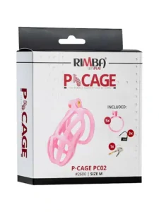 Rimba P-Cage PC02 - Kyskhetsbur - Medium - Rosa - Bilde 4
