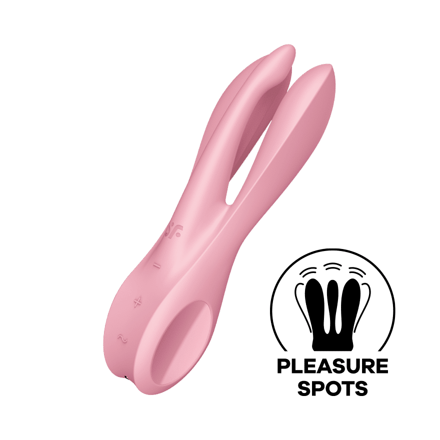 Satisfyer - Threesome 1 - Multi Vibrator - Rosa Satisfyer - Threesome 1 - Multi Vibrator - Rosa