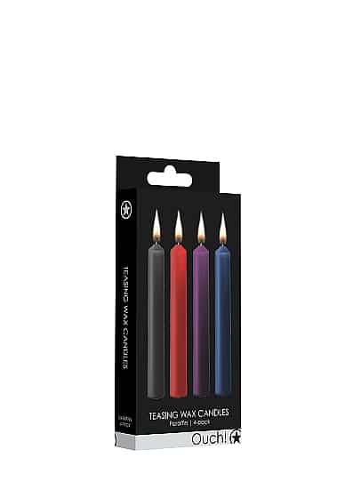 OUCH! - Teasing Wax Candles- 4 pk parafin vokslys