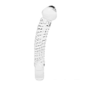 Sensual Glass - Isa - Glassdildo Med Riller