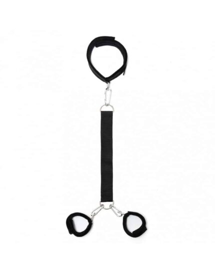 Rimba - Velcro Soft collar og cuffs sett - sort
