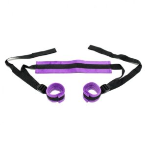 Rimba - Soft position master med fotcuffs Sort og lilla