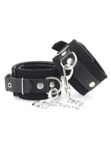 Rimba - Ankelcuffs med Karabinkroker - Sort