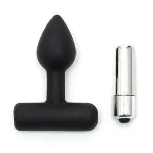 Rimba - Silikon mini buttplug med vibrering