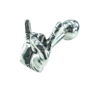 BQS - Rock on-Buttplug i metall