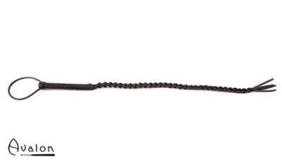 Avalon - RANGER - Sort flettet silikonflogger