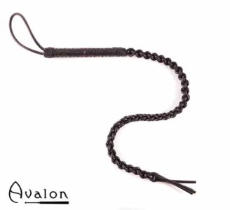 Avalon - RANGER - Sort flettet silikonflogger