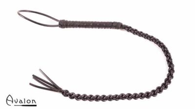 Avalon - RANGER - Sort flettet silikonflogger