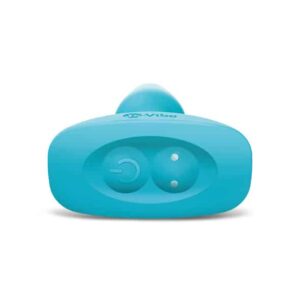 B-VIBE - Rimming 2 - Buttplug med Vibrering og Fjernkontroll Blå