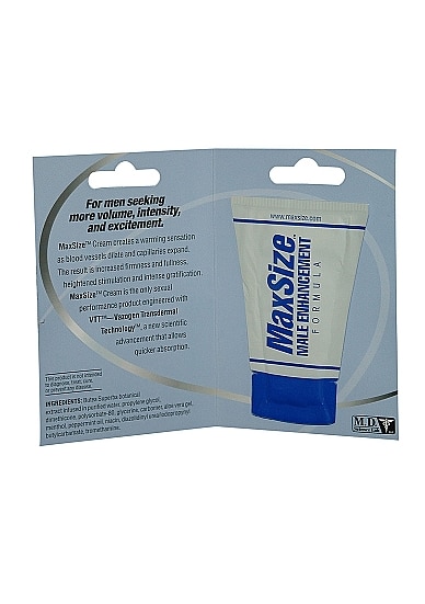 MaxSize - ereksjonskrem 4 ml MaxSize - ereksjonskrem 4 ml