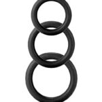 Shots Twiddle - Enkle penisringer 3pk Sort