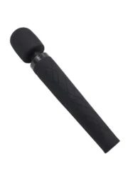 Pixey - Deluxe Black Velvet - Kraftig Oppladbar Massasjestav - Large - Bilde 6
