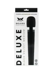 Pixey - Deluxe Black Velvet - Oppladbar Massasjestav - Medium - Bilde 2