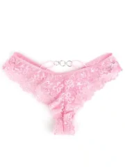 Gnist Undertøy - Blondesett med Stropper og Hjertedetaljer - Rosa - Bilde 6
