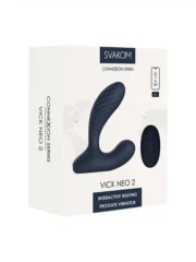 Svakom – Vick Neo 2 – Prostatastumulator Med App – Blå - Bilde 10
