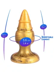 Goldy Fantasy Collection - Silexpan og Silikon Buttplug - Bilde 6