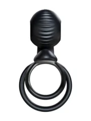 SVibe - JOVI - Parvibrator med Penisring og Fjernkontroll - Sort - Bilde 4