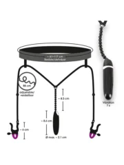 Bad Kitty - Spreader String med Vibrator - Kjønnsleppespreder - Bilde 4
