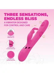 Dolce Vive - Fiore - Tappende rabbitvibrator - Rosa - Bilde 6