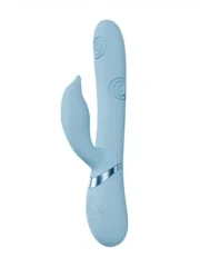 VIVE - Pallina - Rabbitvibrator med Tapping - Blå - Bilde 4